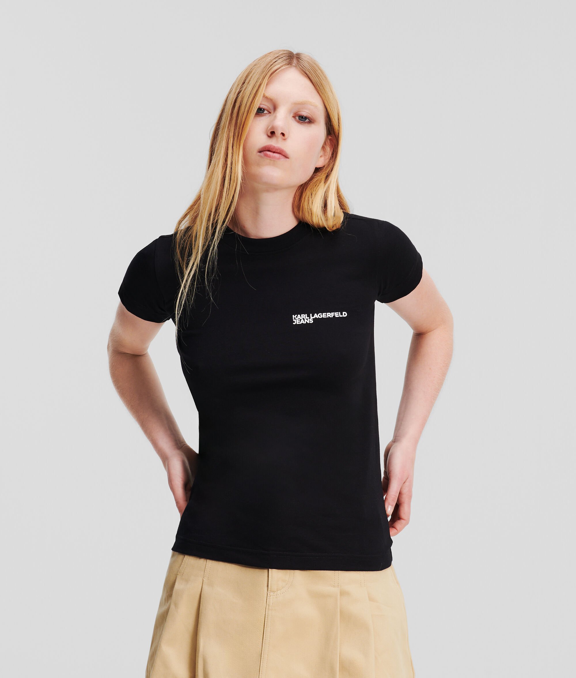 (image for) Expertly-Crafted KLJ Logo Slim-Fit T-Shirt